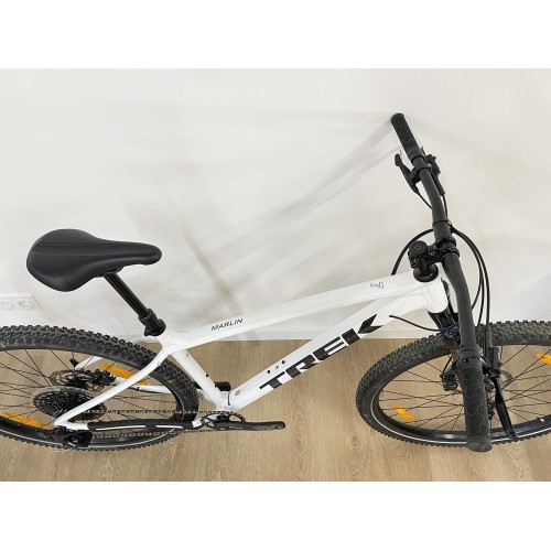 VTT semi-rigide d'occasion Trek Marlin 7 Gen 3 SX Eagle Crystal White 2024 - Taille L