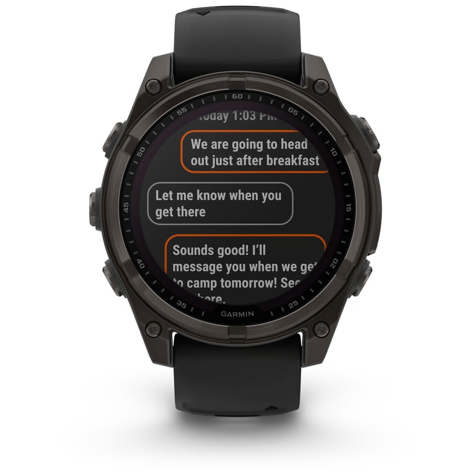 Relógio Fenix® 8 GPS - 47 mm, Solar, Safira