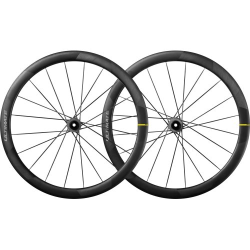 Coppia di ruote in carbonio Mavic Cosmic Ultimate 45 Disc CL 700