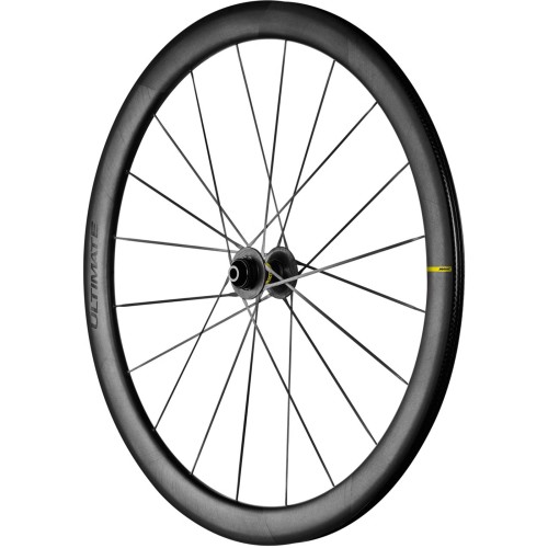 Pair of Mavic Cosmic Ultimate 45 Disc CL 700 carbon wheels