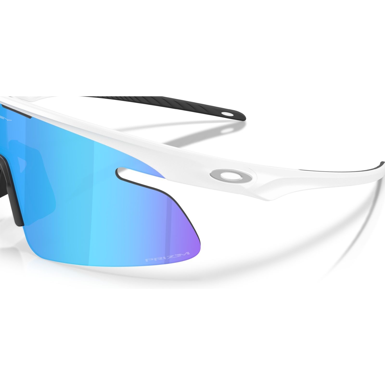 Lunettes de vélo Oakley RSLV Lite Matte White Ink / Prizm Sapphire OO9527D-0450