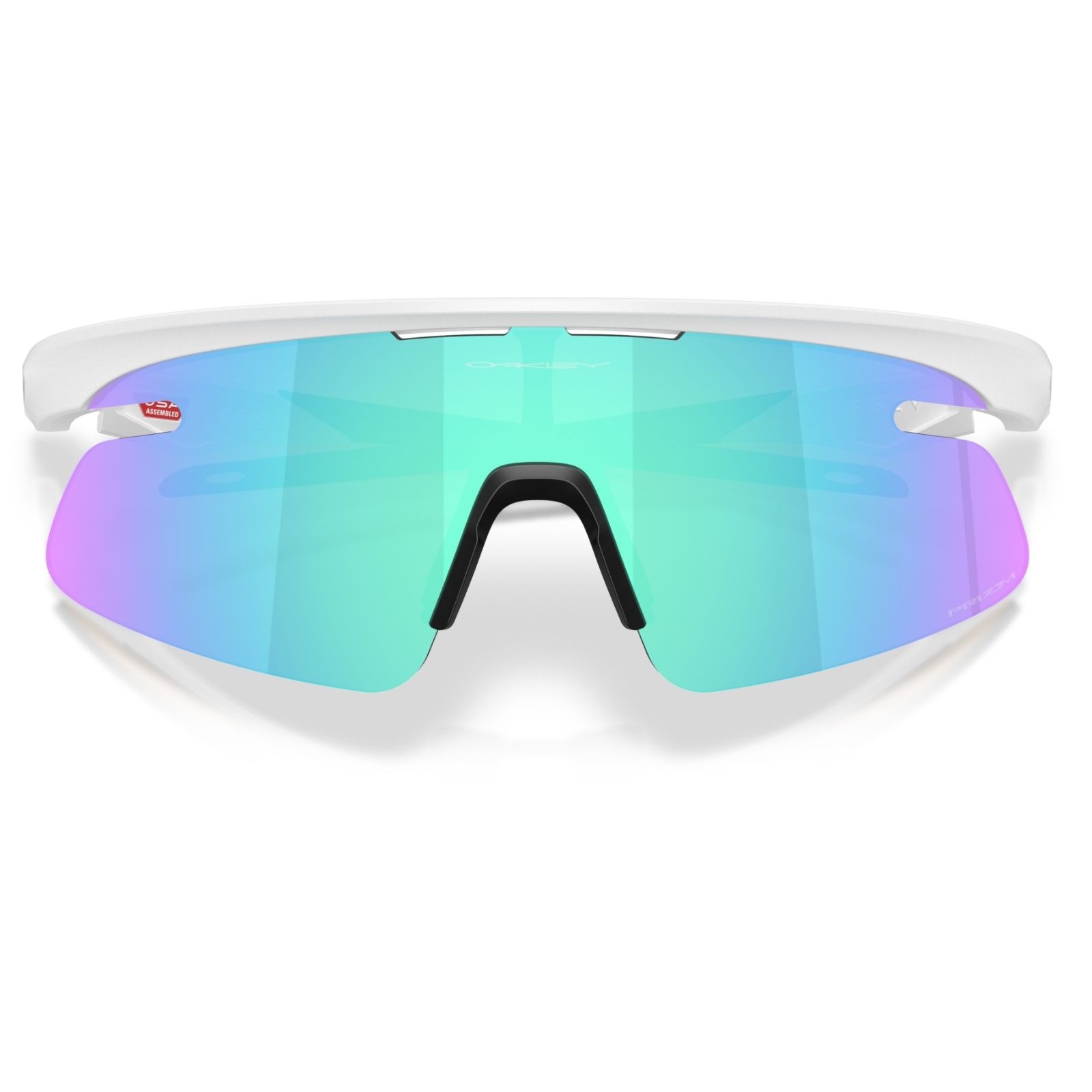 Occhiali da ciclismo Oakley RSLV Lite Matte White Ink / Prizm Sapphire OO9527D-0450
