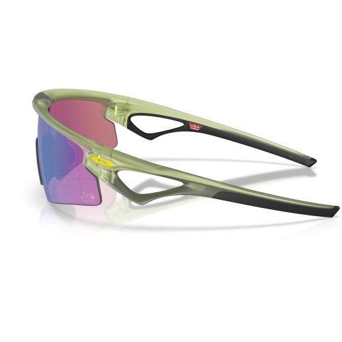 Gafas de sol para ciclismo Oakley Sphaera Strike Tour De France™ Edición 2026, color verde helecho mate / Prizm Road Jade OO9531