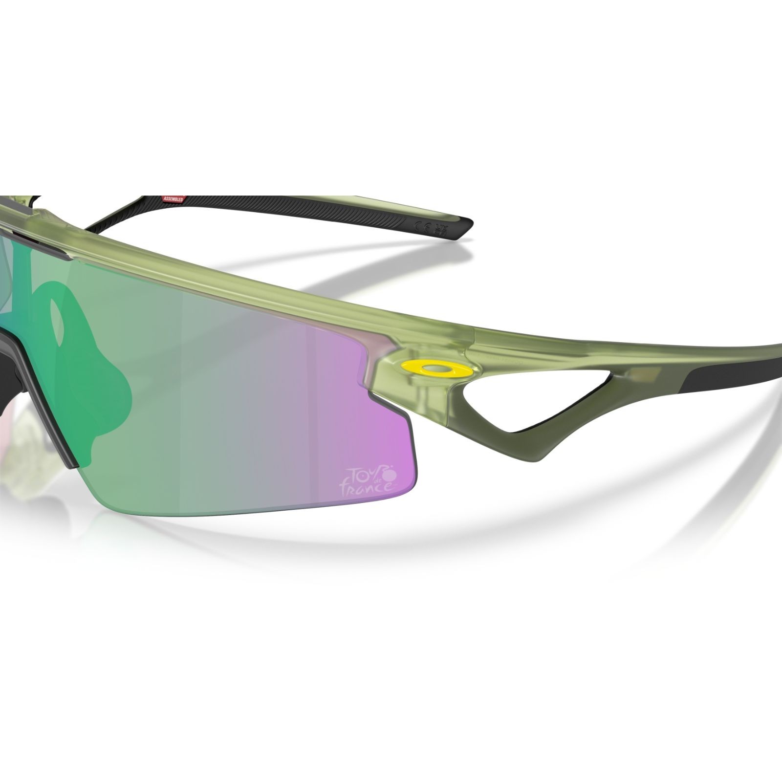 Gafas de sol para ciclismo Oakley Sphaera Strike Tour De France™ Edición 2026, color verde helecho mate / Prizm Road Jade OO9531
