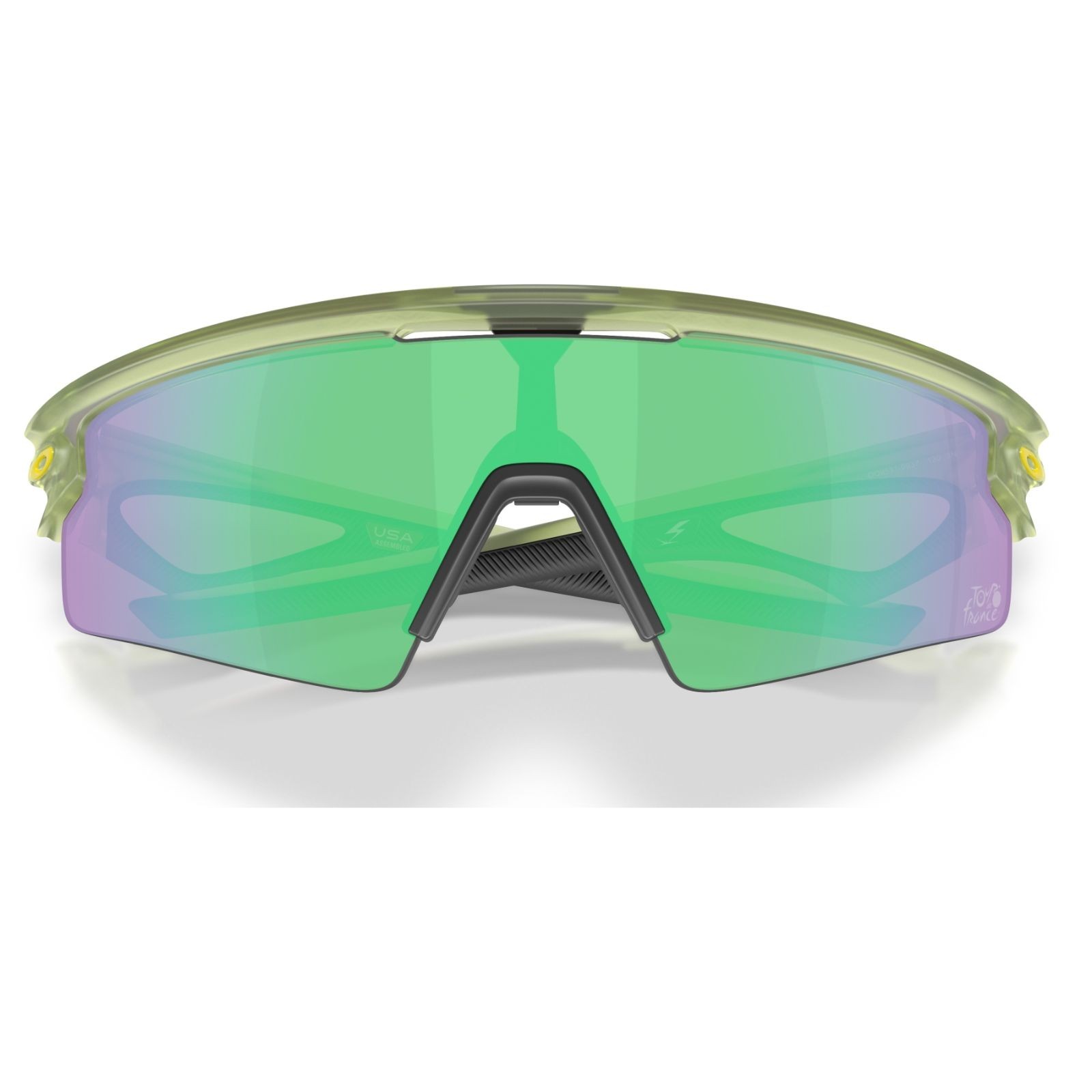 Oakley Sphaera Strike Tour De France™ 2026 Edition fietszonnebril Matte Fern / Prizm Road Jade OO9531-0937