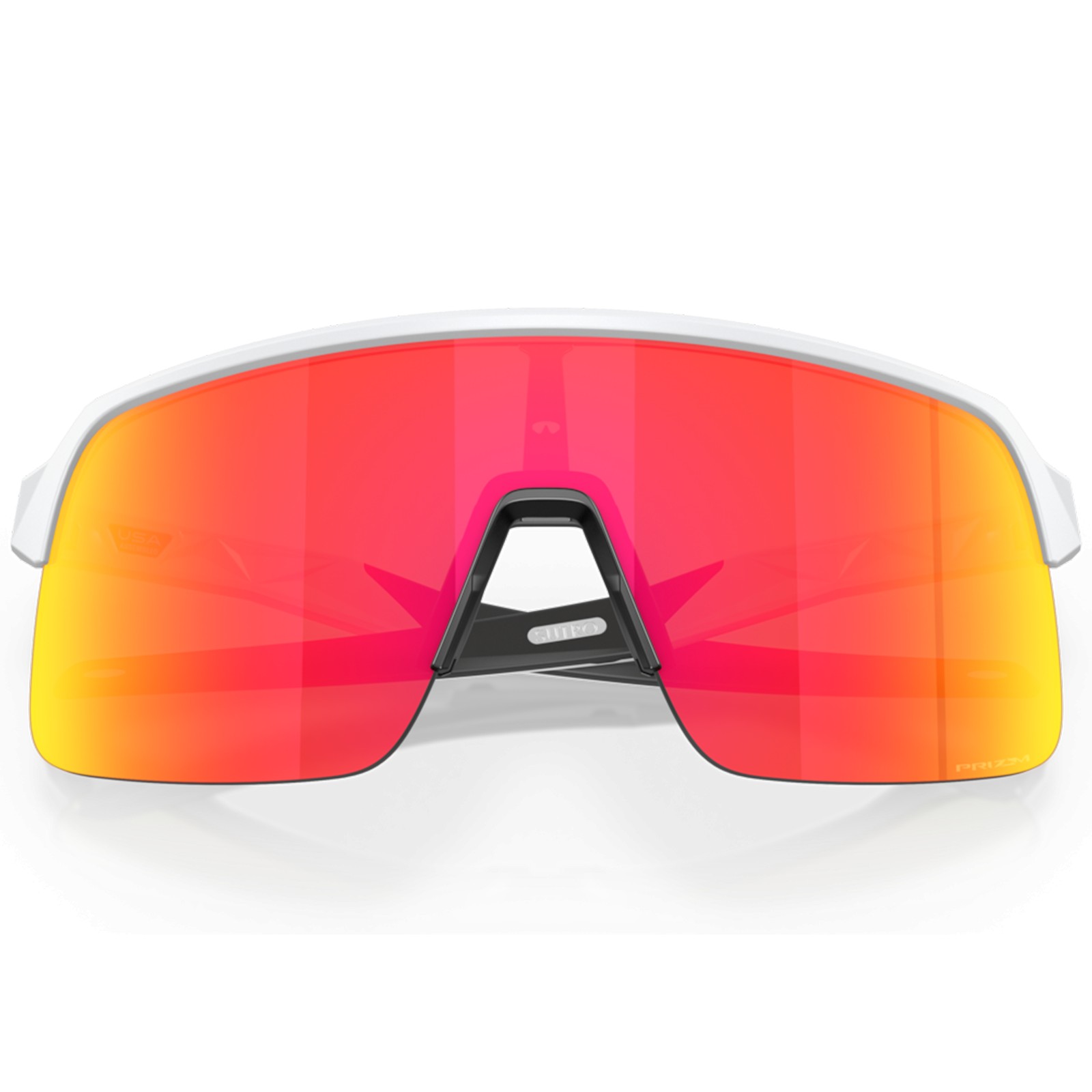 Occhiali da ciclismo Oakley Sutro Lite bianco opaco / rubino prismatico OO9463-1839