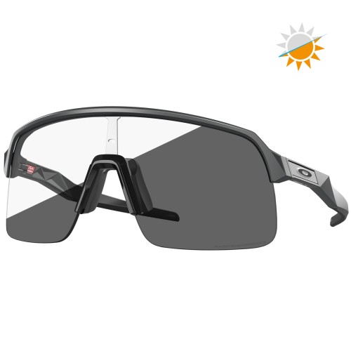 Oakley Sutro Lite Matte Carbon/Clear to Black Iridium Photochromic Cycling Glasses OO9463 45-39