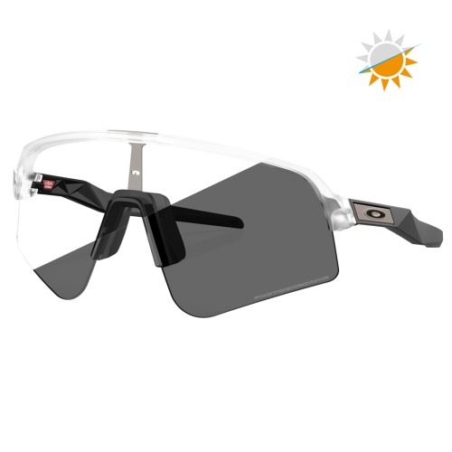Occhiali da ciclismo fotocromatici Oakley Sutro Lite Sweep Matte Clear / Clear To Black Iridium OO9465-390