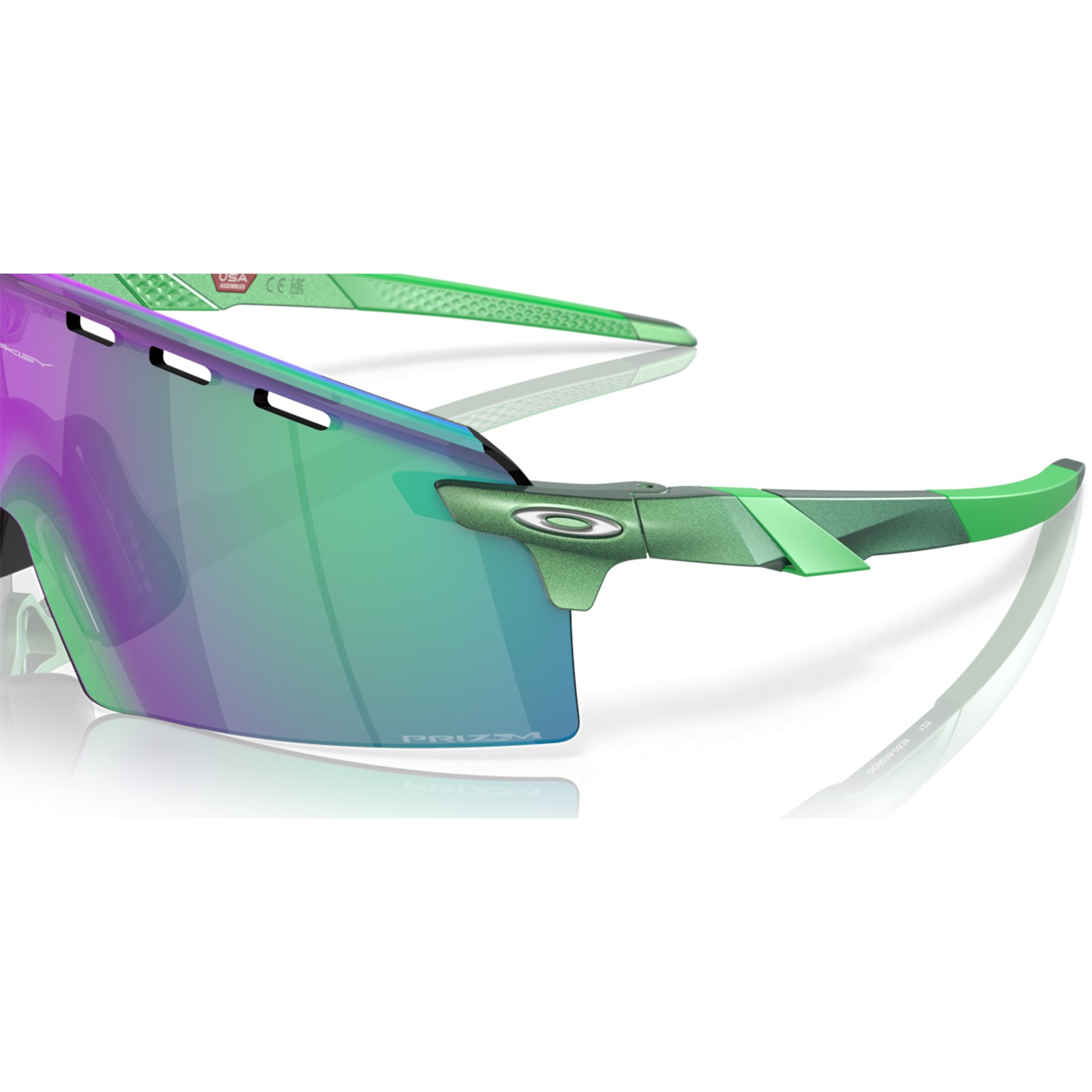 Oakley Encoder Strike Vented Gamma Green / Prizm Jade Cycling Sunglasses OO9235 04-39