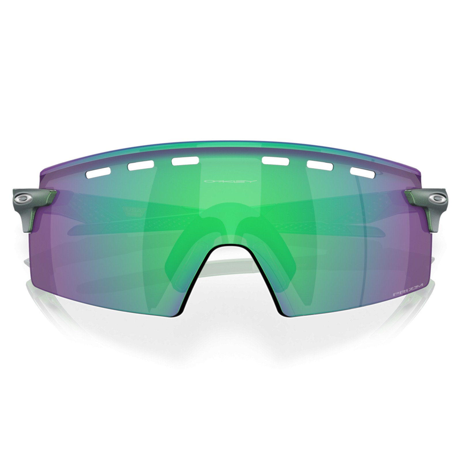 Oakley Encoder Strike Vented Gamma Green / Prizm Jade Cycling Sunglasses OO9235 04-39