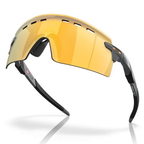 Gafas de ciclismo Oakley Encoder Strike Vented Matte Carbon / Prizm 24K OO9235 04-39