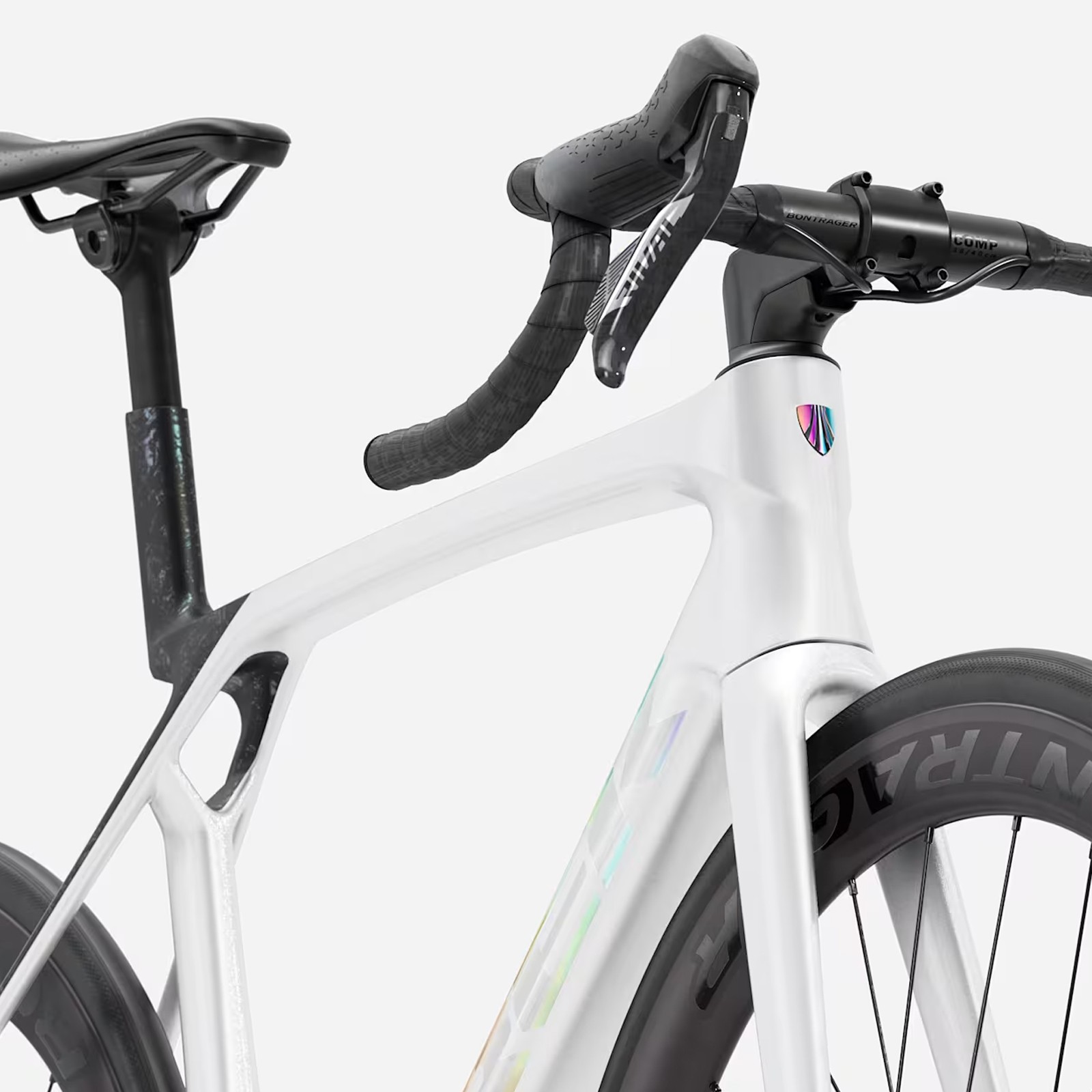 Trek Madone SL 6 Gen.8 Rival AXS E1 Gloss Crystal White / Matte Deep Smoke Carbon road Bike 2026
