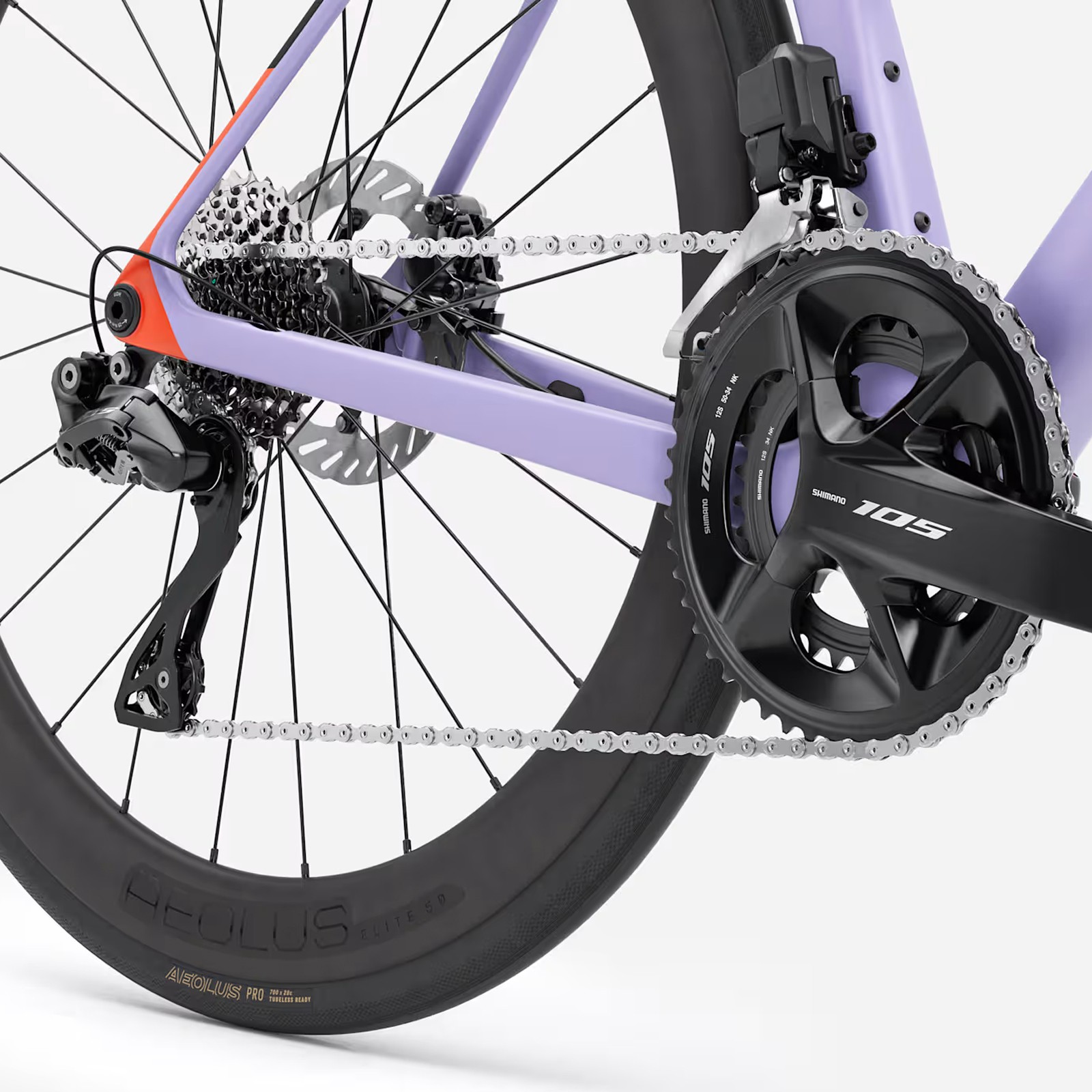 Bicicleta de estrada Trek Madone SL 6 Gen.8 105 Di2 Matte Lavender Haze / Deep Smoke Carbon 2026