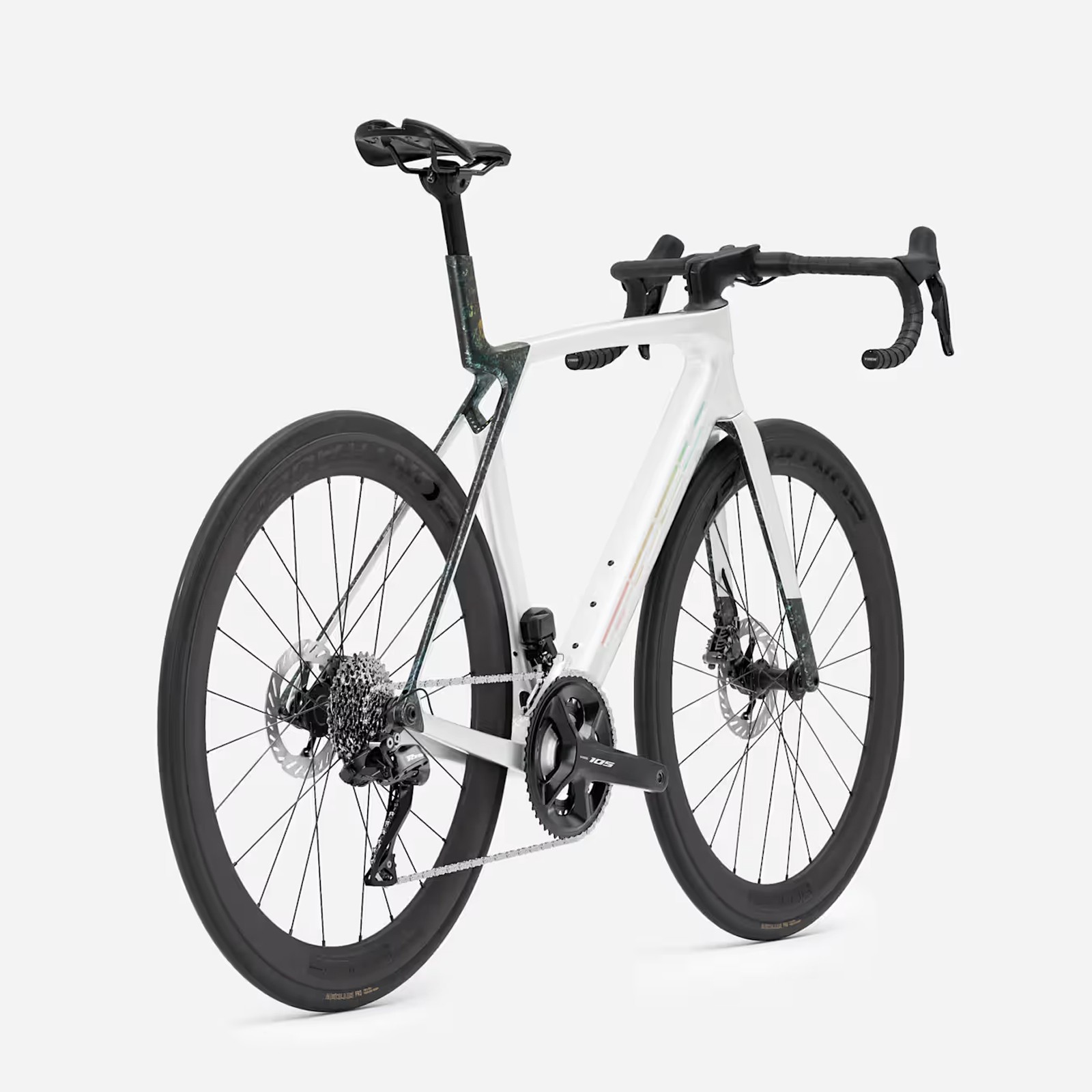 Trek Madone SL 6 Gen.8 105 Di2 Gloss Crystal White / Matte Deep Smoke vélo de route carbone 2026