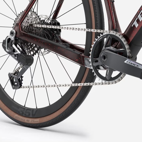 Trek Checkpoint SL 7 Gen.3 Force XPLR AXS E1 Dark Red / Carbon Red Smoke Splatter vélo gravel 2026