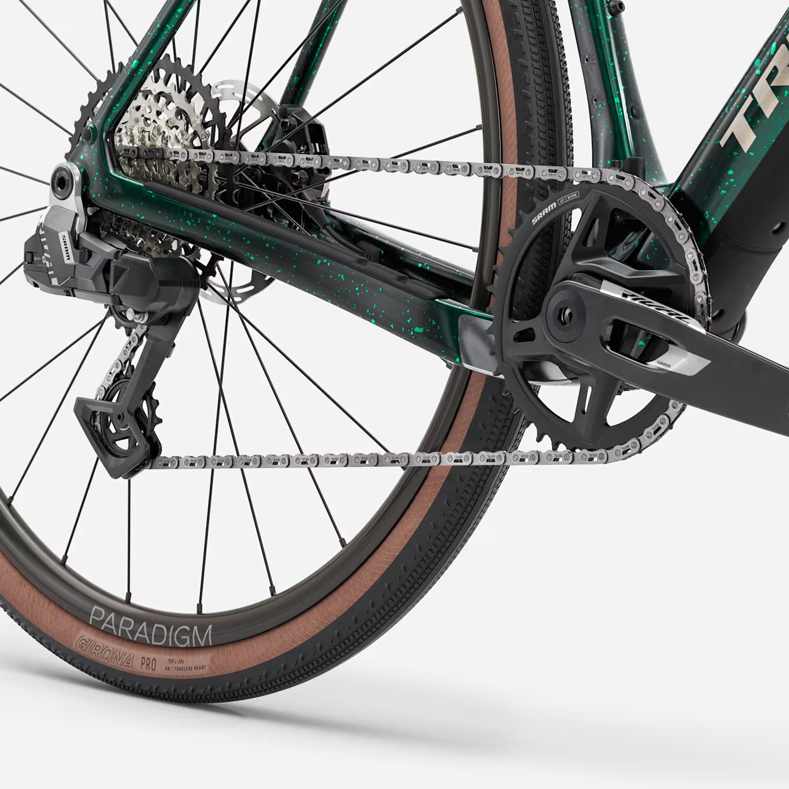 Bicicletta gravel Trek Checkpoint SL 6 Gen.3 Rival XPLR AXS 13v Verde scuro / Ivy Smoke Splatter 2026
