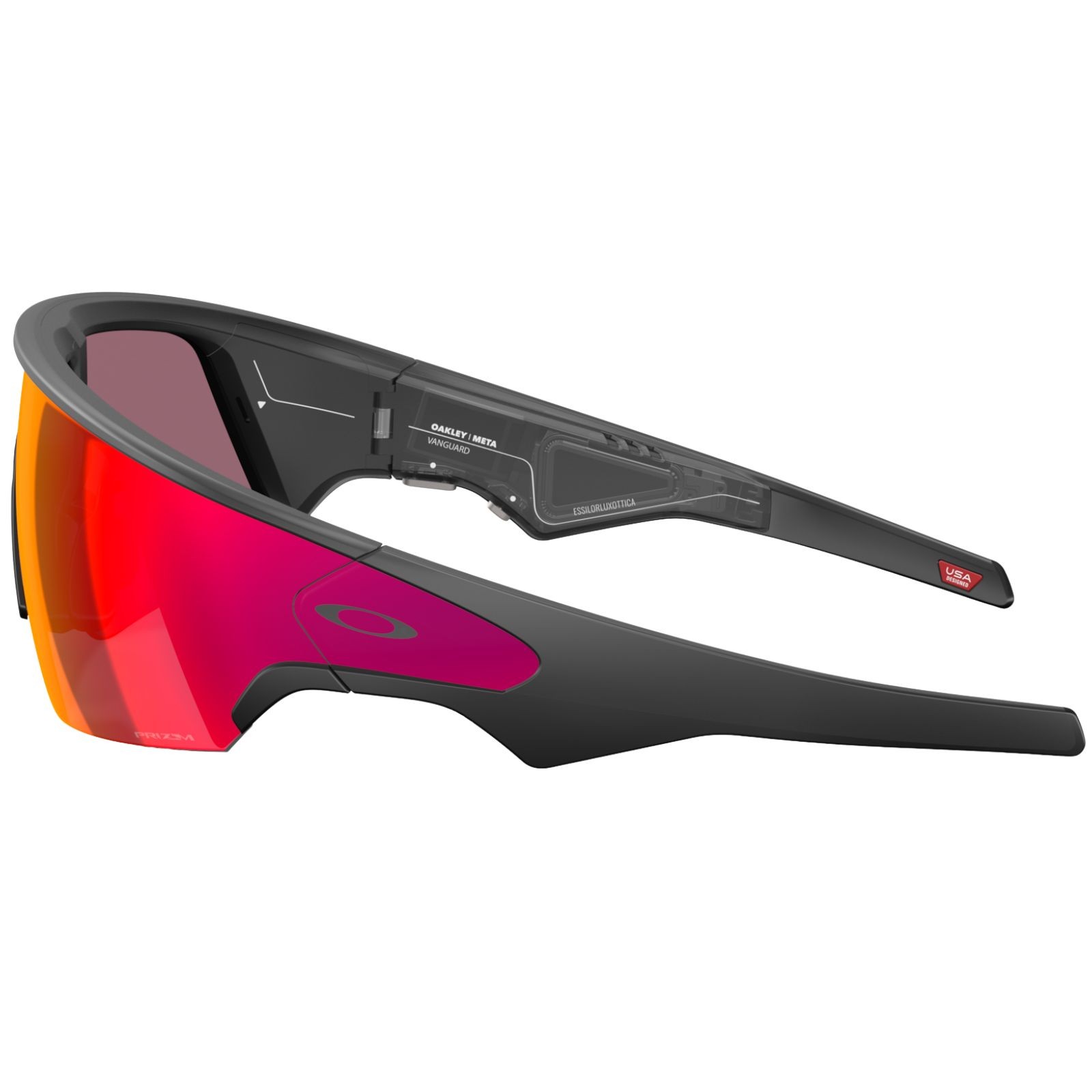 Lunettes IA connectées Oakley Meta Vanguard Black / Prizm Road vélo OOW8001-015