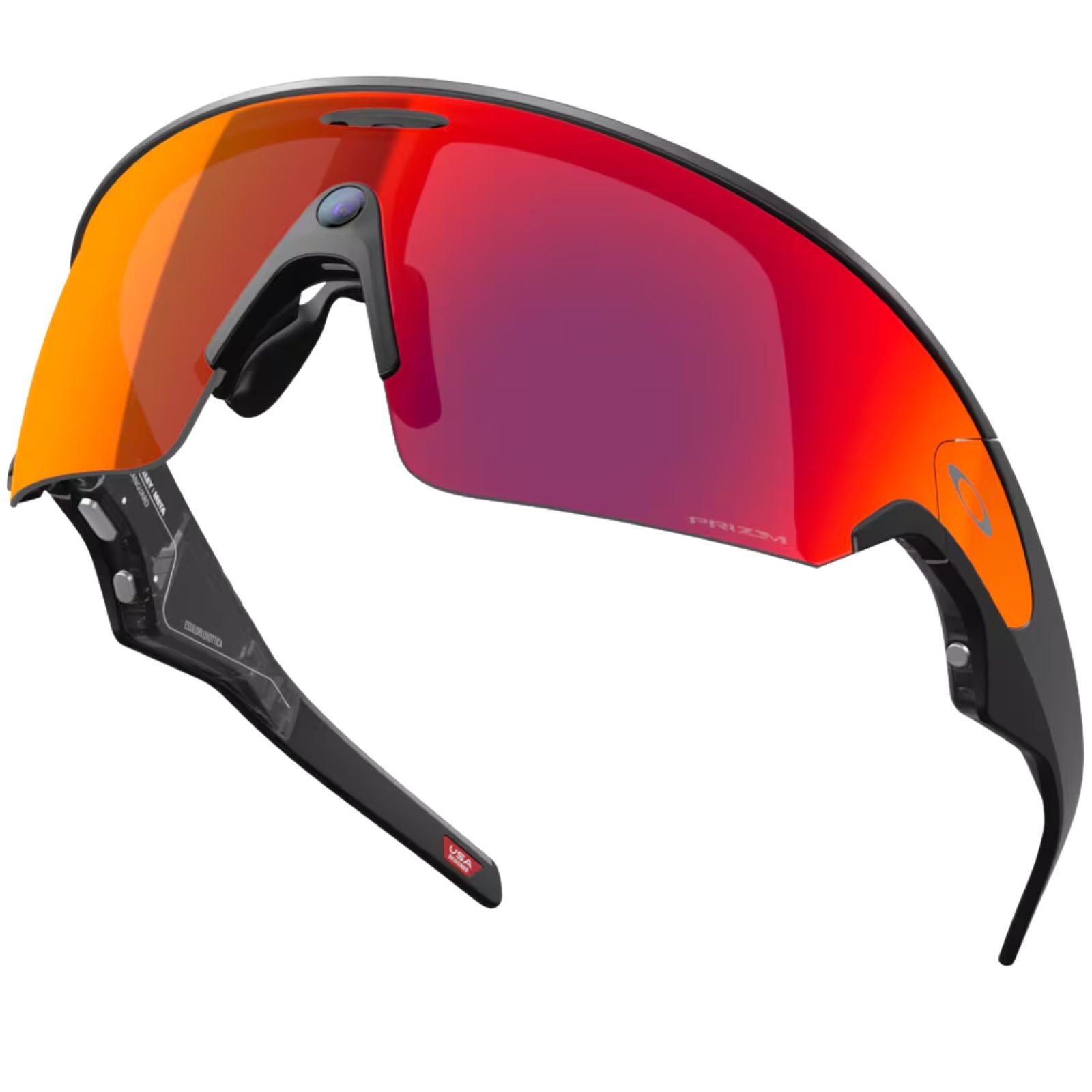 Lunettes IA connectées Oakley Meta Vanguard Black / Prizm Road vélo OOW8001-015