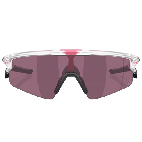 Oakley Sphaera™ Strike Giro d'Italia Kollektion Matte Clear / Prizm Road Black Radbrille OO9531-1037