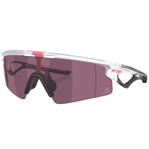 Oakley Sphaera™ Strike Giro d'Italia Collection Matte Clear / Prizm Road Black fietsbril OO9531-1037