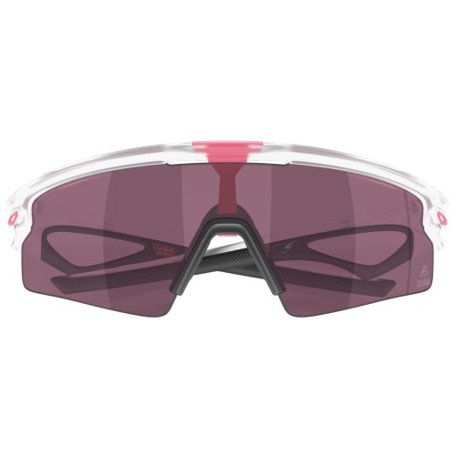 Oakley Sphaera™ Strike Giro d'Italia Kollektion Matte Clear / Prizm Road Black Radbrille OO9531-1037