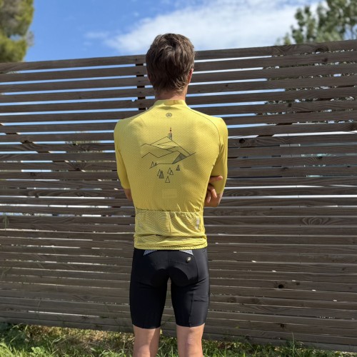 Ventoux Mustard Cycling Dream Short-Sleeve Jersey