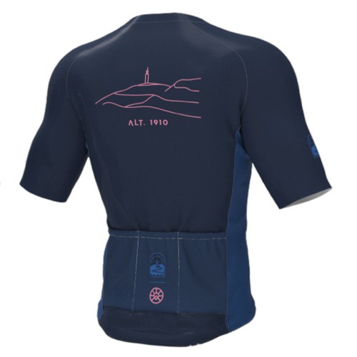 Maillot à manches courtes Rêve de vélo Ventoux Bleu