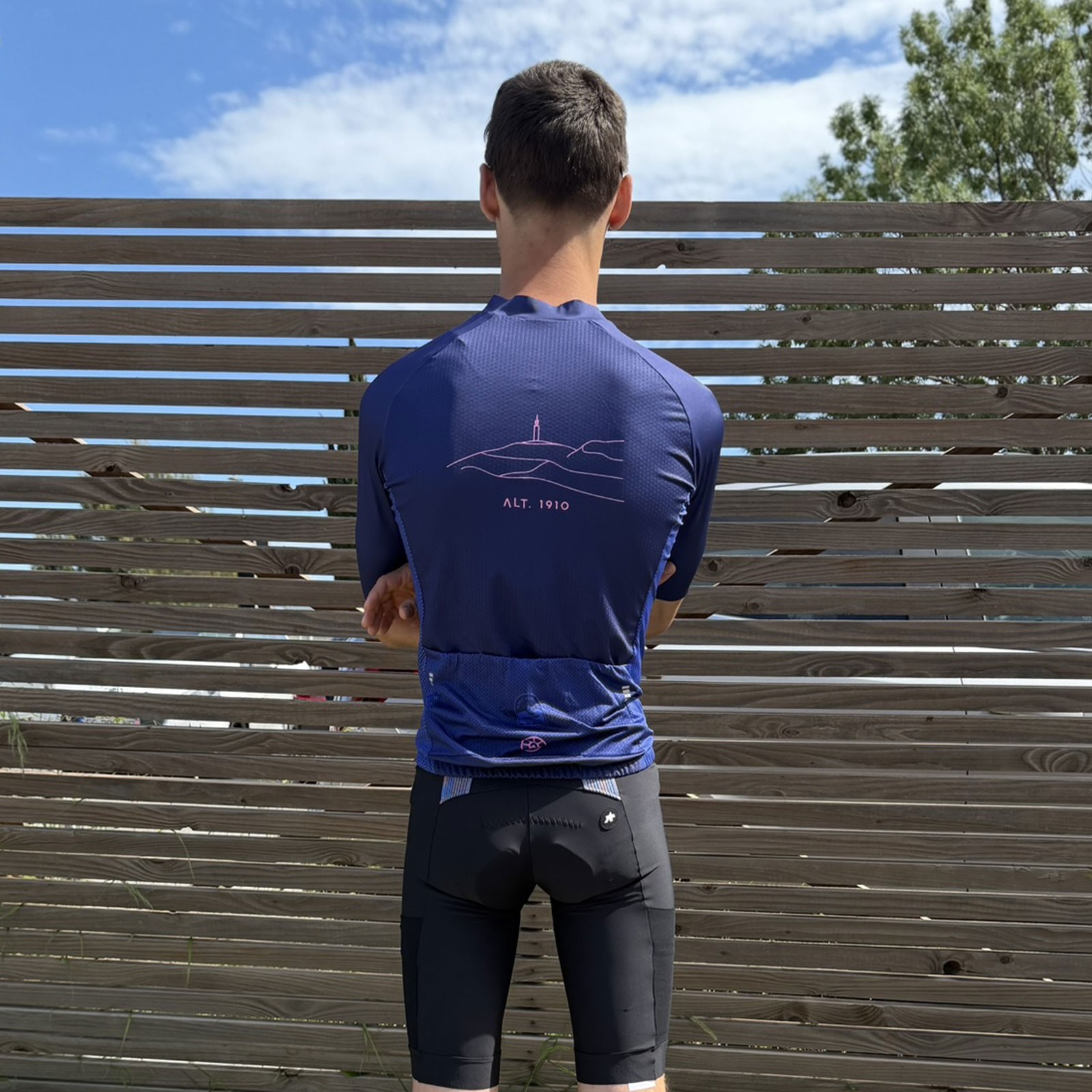 Maillot de manga corta Ventoux Cycling Dream azul
