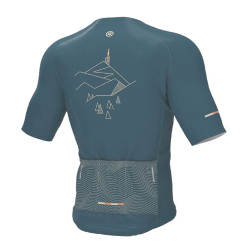Ventoux Cycling Dream Short Sleeve Jersey , Petrol Blue