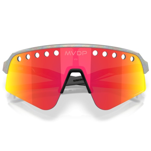 Óculos de ciclismo Oakley MVDP Signature Series Sutro Lite Sweep Space Dust / Prizm Ruby OO9465-400