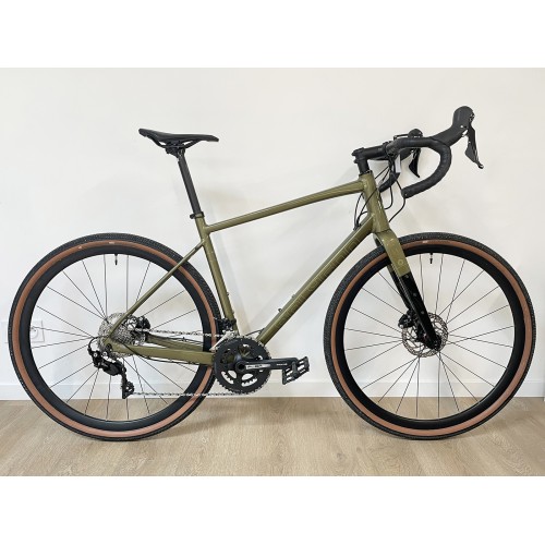 Bici gravel Shimano 105 11v verde - taglia L