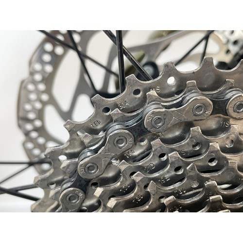 Bicicleta gravel Shimano 105 11v verde - talla L