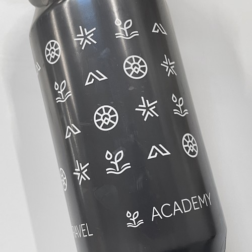 Bidon d'hydratation RÊVE DE VÉLO - Icons - 650ml gris anthracite