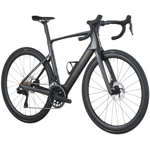 Bicicleta de carretera eléctrica Scott Fastlane 20 Carbon Black con Shimano 105 Di2 2026