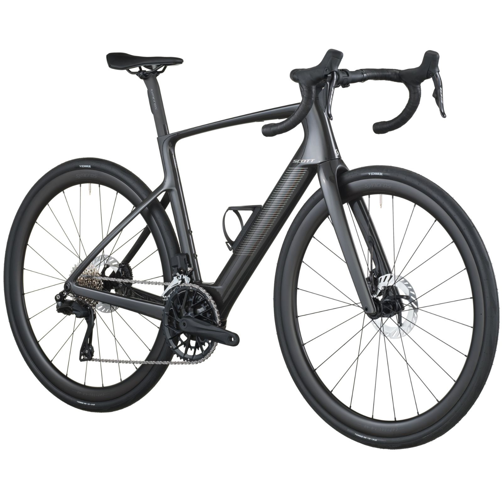 Bicicleta de estrada Scott Fastlane 20 Carbon Black com Shimano 105 Di2 2026