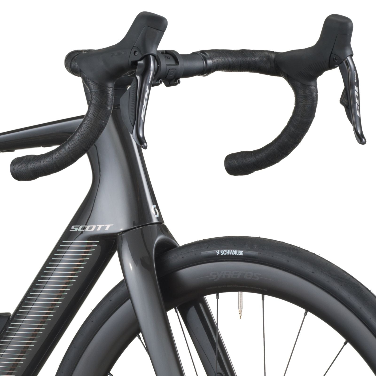 Scott Fastlane 20 Carbon Black elektrische Racefiets met Shimano 105 Di2 2026