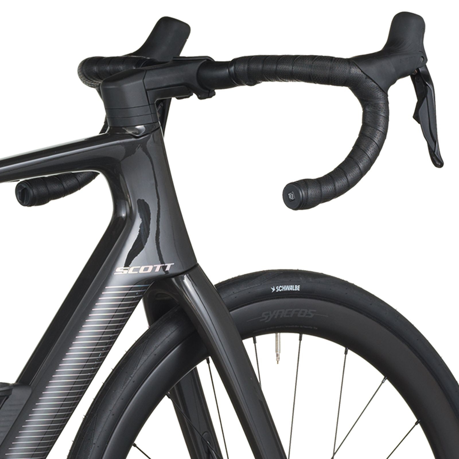 Bicicleta de estrada Scott Fastlane 20 Carbon Black com Shimano 105 Di2 2026