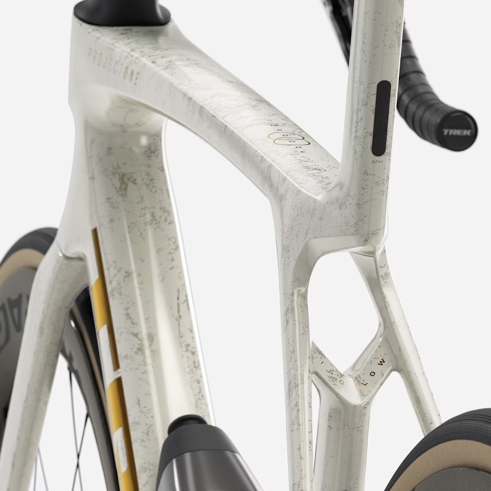 Bicicleta de carreras Trek Madone SLR 9 AXS Gen.8 Roja AXS E1 12v Era White / Supernova Marble Pearl de carbono 2026