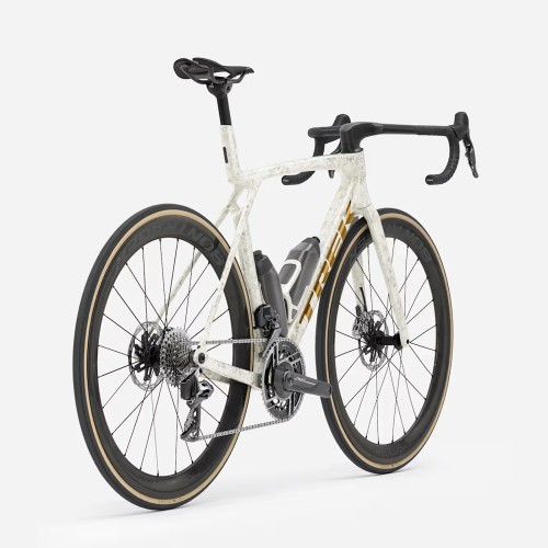 Bicicletta da corsa in carbonio Trek Madone SLR 9 AXS Gen.8 rossa AXS E1 12v Era White / Supernova Marble Pearl 2026