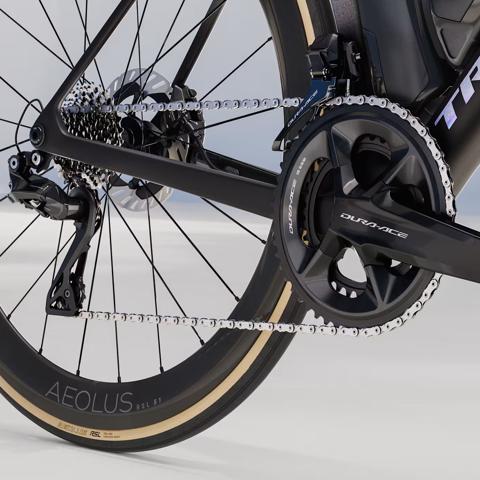 Bicicletta da corsa in carbonio Trek Madone SLR 9 Gen.8 Dura-Ace Di2 12v , colore Matte Carbon Smoke / Prismatic Pearl, anno 202