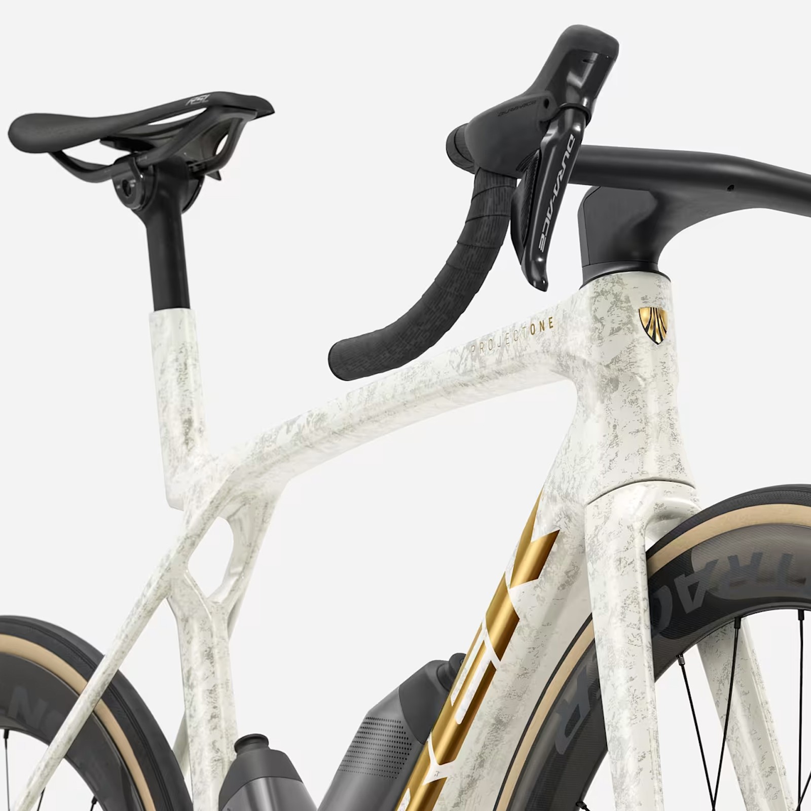 Trek Madone SLR 9 Gen.8 Dura-Ace Di2 12v Era White / Supernova Marble vélo de course carbone 2026