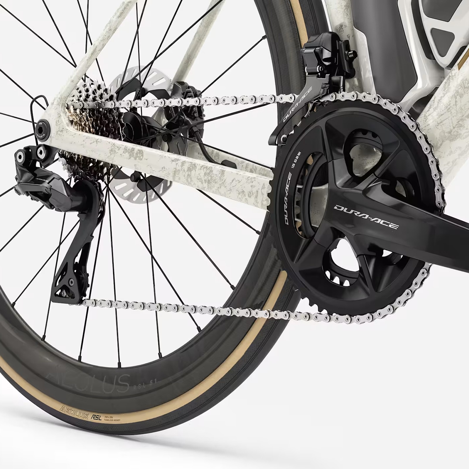 Trek Madone SLR 9 Gen.8 Dura-Ace Di2 12s Era White / Supernova Marble Carbon Road Bike 2026