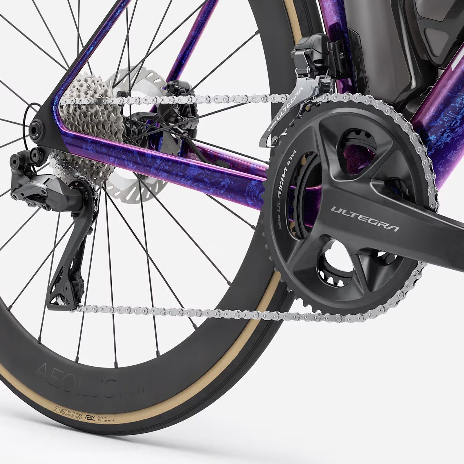Bicicletta da corsa in carbonio Trek Madone SLR 7 Gen.8 Ultegra Di2 Purple Phaze / Amethyst Marble 2026