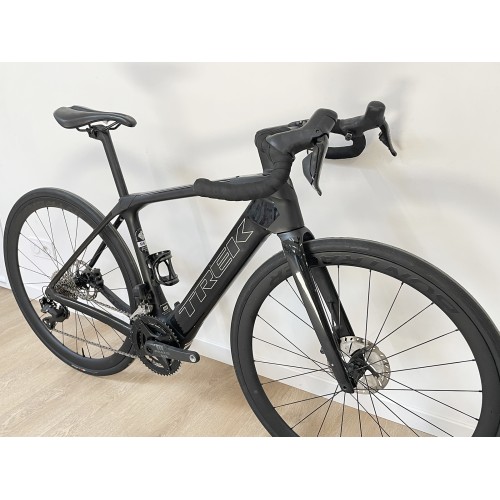 Bicicleta de carretera eléctrica Trek Domane+ SLR 6 de carbono usada, 105 Di2, color Deep Smoke, modelo 2023 - 52 cm