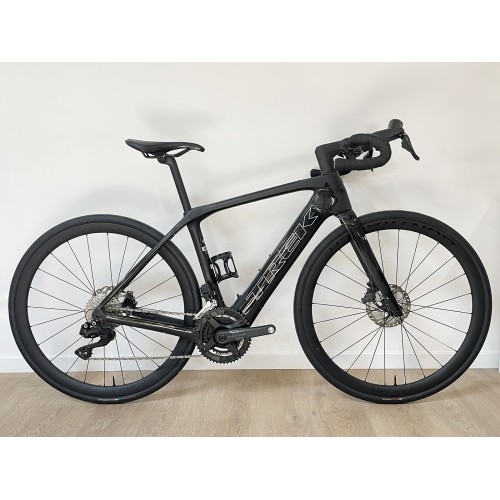 Vélo de route électrique d'occasion Trek Domane+ SLR 6 carbone 105 Di2 Deep Smoke 2023 - 52cm