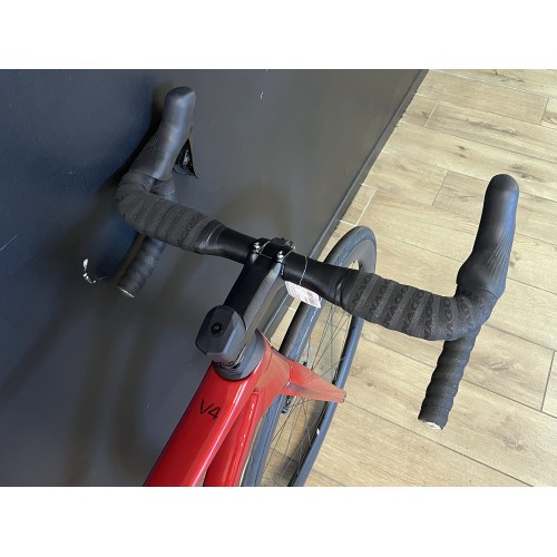 Bicicleta de carretera Colnago V4 Shimano 105 R7170 DI2 12s Vision SC 45 Roja