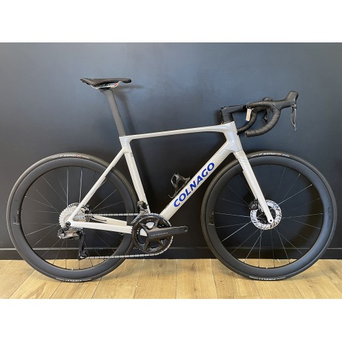 Bicicleta de carretera Colnago V5Rs Shimano Ultegra R8170 DI2 12s Vision SC 45 blanca