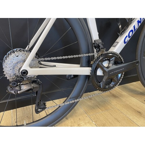 Bicicletta da corsa Colnago V5Rs Shimano Ultegra R8170 DI2 12 velocità Vision SC 45 bianca