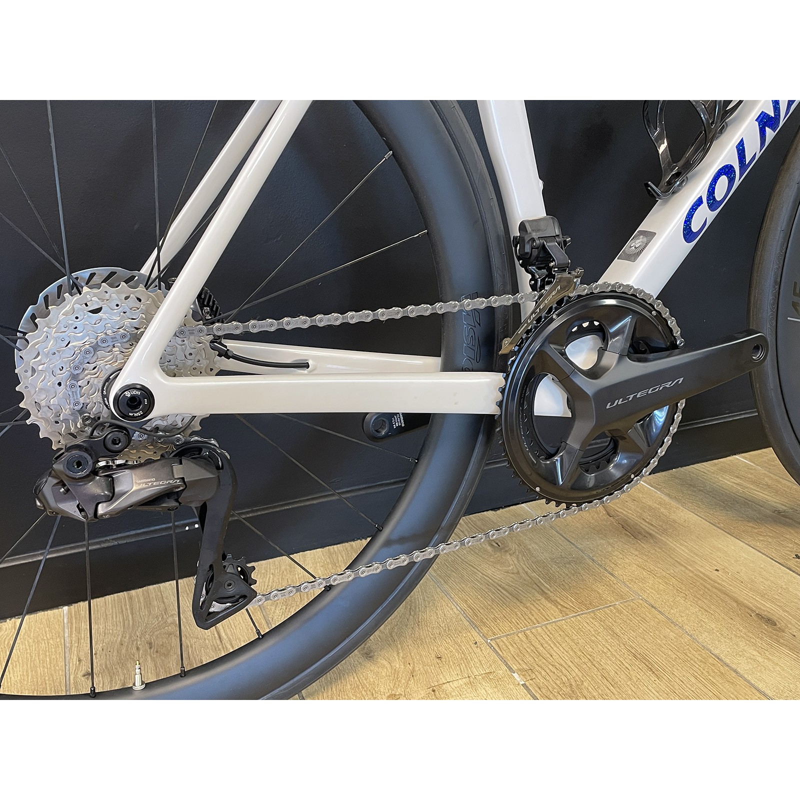 Bicicleta de estrada Colnago V5Rs Shimano Ultegra R8170 DI2 12s Vision SC 45 branca
