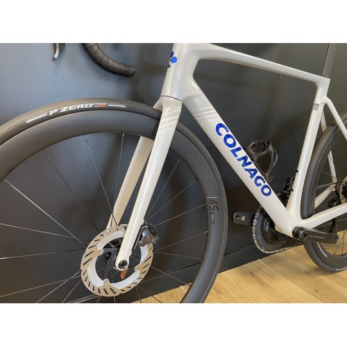 Bicicleta de estrada Colnago V5Rs Shimano Ultegra R8170 DI2 12s Vision SC 45 branca